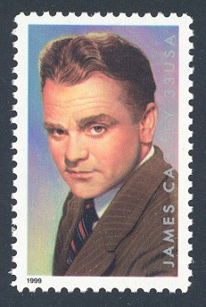 James Cagney - Single Stamp 5th in Legends of Hollywood Series United States, 1999